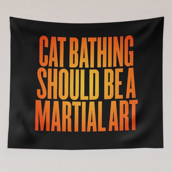 Item preview, Cat bathing should be a martial art. v.3 designed and sold by x1brett.