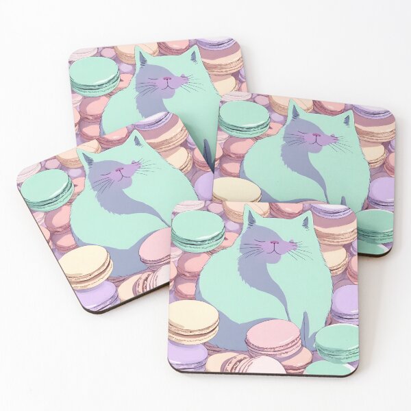 Item preview, Cat-aron, a cat with French macarons designed and sold by VickyJo111.