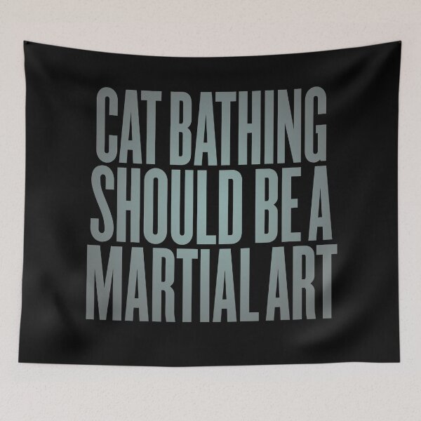 Item preview, Cat bathing should be a martial art. v.4 designed and sold by x1brett.