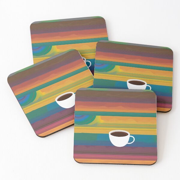 Item preview, Colorful Coffee designed and sold by JulieBlaise.
