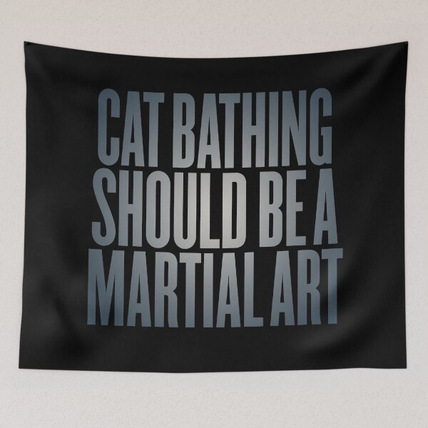Item preview, Cat bathing should be a martial art. v.5 designed and sold by x1brett.