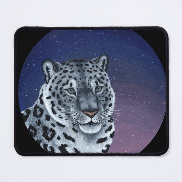 Item preview, Snow Leopard Portrait designed and sold by WolfySilver.