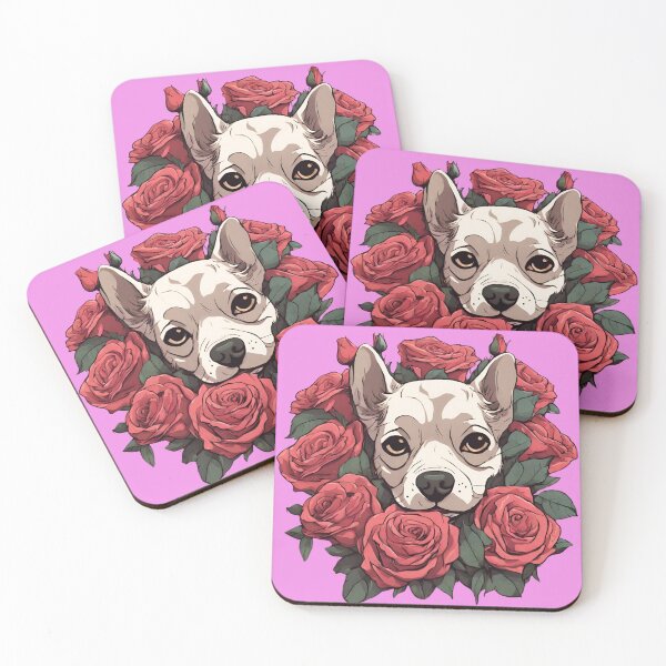 Item preview, Rose bouquet with dog gift designed and sold by MollyPetDesigns.