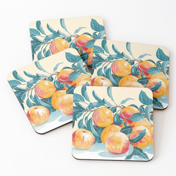Item preview, branch of peaches  designed and sold by PricklyPeanut.