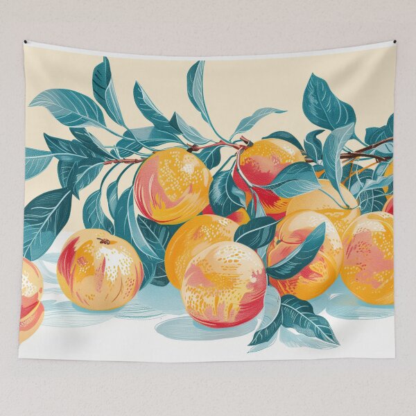 Item preview, branch of peaches  designed and sold by PricklyPeanut.