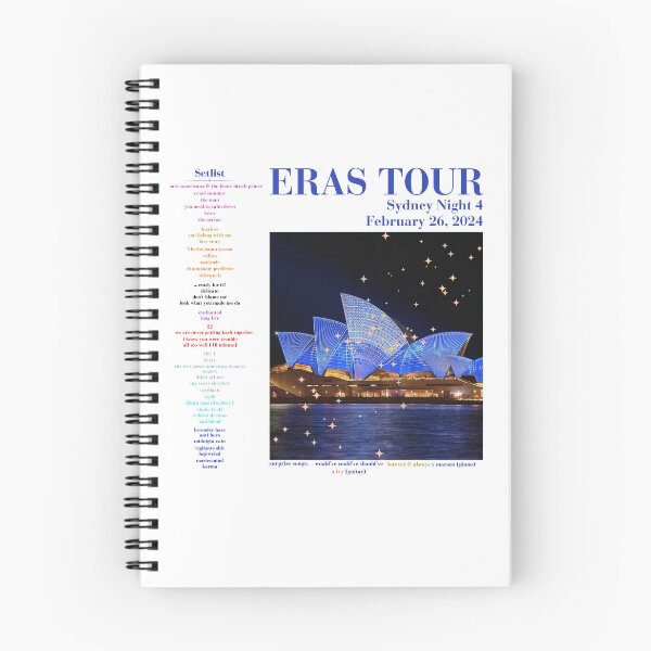Item preview, Eras Tour Setlist - Sydney Night 4 designed and sold by LisaMichelleArt.