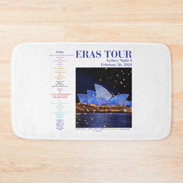 Item preview, Eras Tour Setlist - Sydney Night 4 designed and sold by LisaMichelleArt.
