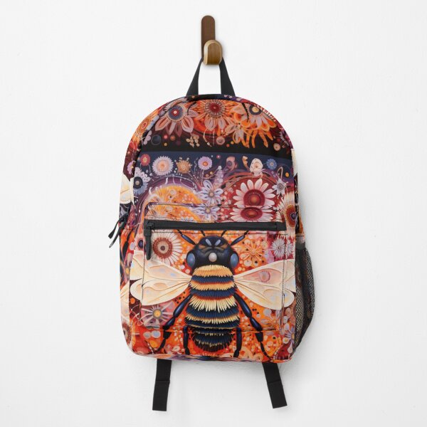 Item preview, Aboriginal Inspired Dot Art - Bumblebee In Flowers designed and sold by GrinGalore.