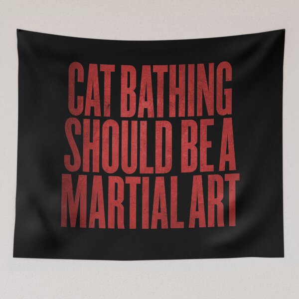 Item preview, Cat bathing should be a martial art. v.6 designed and sold by x1brett.