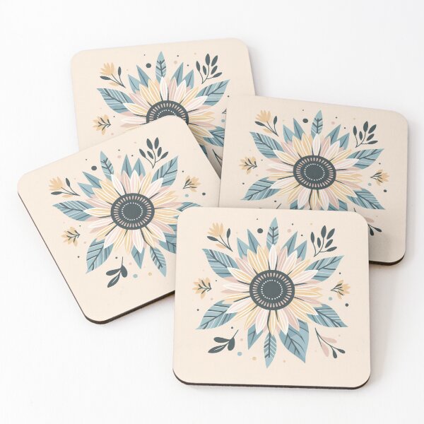 Item preview, Minimalistic Pastel Sunflower designed and sold by Tomasz C.