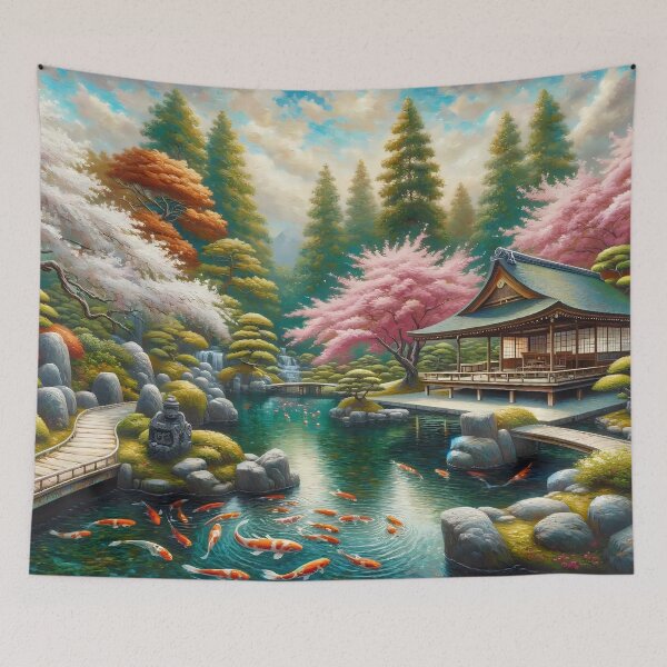 Item preview, Zen Sanctuary: Japanese Garden Serenity designed and sold by EZfashion.