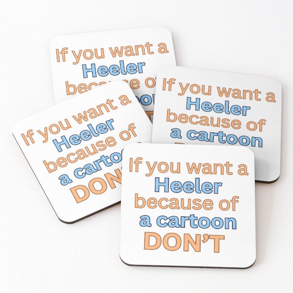 Item preview, Heelers aren't cartoons designed and sold by vcalemine.