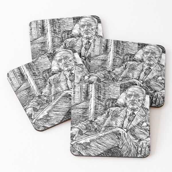 Item preview, CARL JUNG - ink portrait .3 designed and sold by lautir.