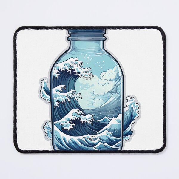 Item preview, waves in a bottle designed and sold by cold-waves.