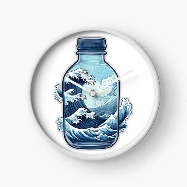 Item preview, waves in a bottle designed and sold by cold-waves.