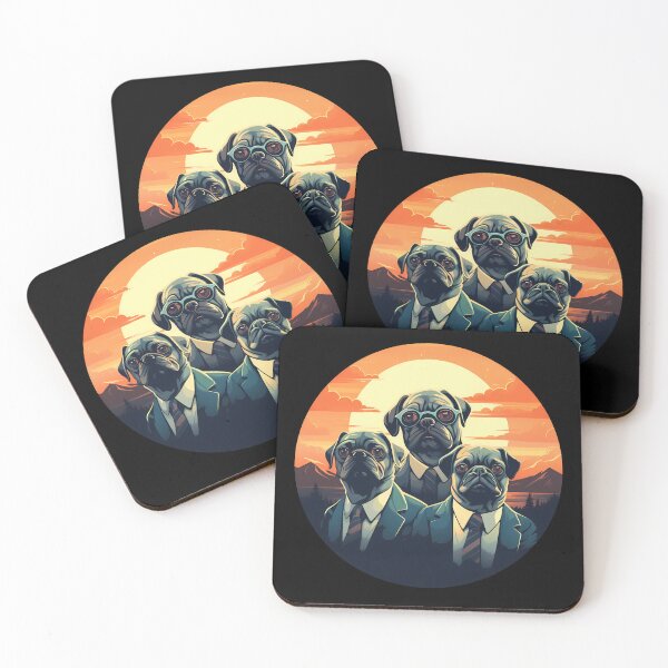 Item preview, Pug Agents Unleashed designed and sold by ghastlygraphix.