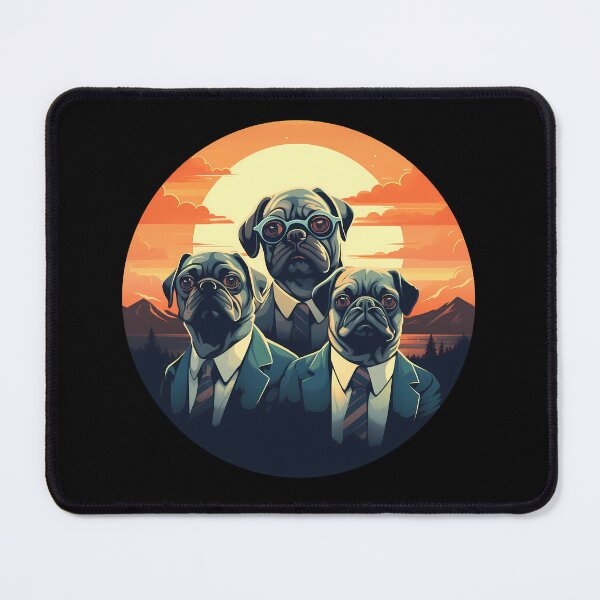 Item preview, Pug Agents Unleashed designed and sold by ghastlygraphix.