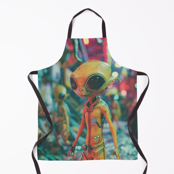 Item preview, Retro Aliens Art 3D designed and sold by nomiraclehere.