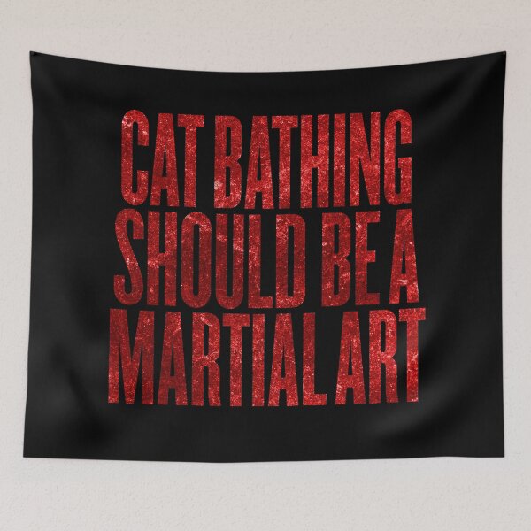 Item preview, Cat bathing should be a martial art. v.7 designed and sold by x1brett.