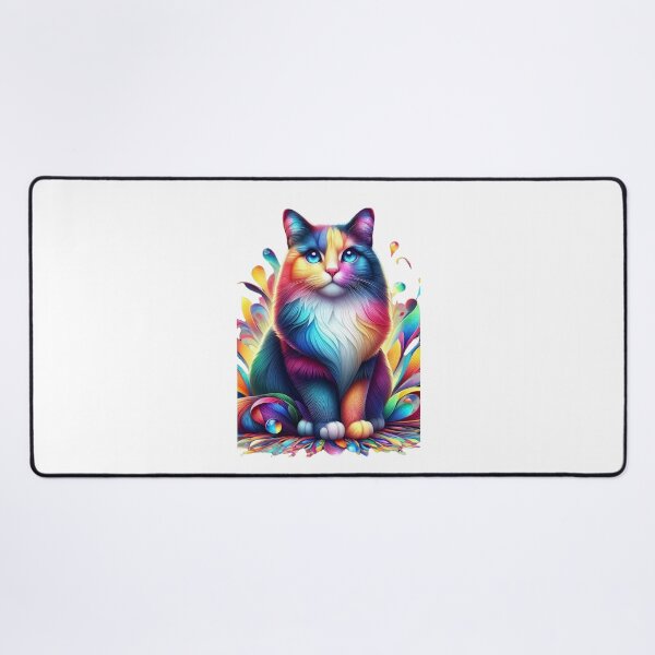 Item preview,  Bright, Cute Cat, Kitten, Rainbow, Fun Cat Kids T-Shirt designed and sold by ROYAL-STAR.