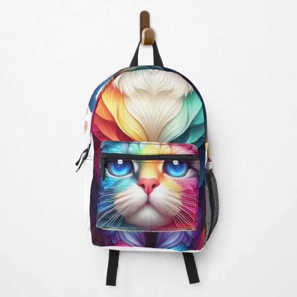 Item preview, Bright, Cute Cat, Kitten, Rainbow, Fun Cat Kids T-Shirt designed and sold by ROYAL-STAR.