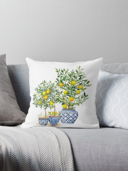Item preview, Chinoiserie Lemon Trees designed and sold by Yunihadi.