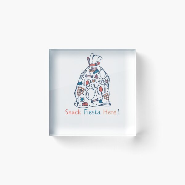 Item preview, Snack Fiesta Here! designed and sold by Salah ⭐️⭐️⭐️⭐️⭐️.