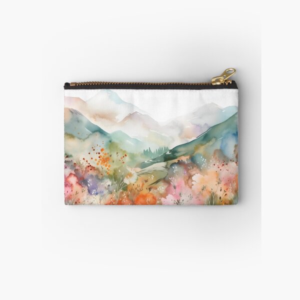 Item preview, Watercolor Abstract Spring Mountain  Scene Soft 1 designed and sold by StephanieLZ.