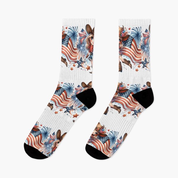 Item preview, Colorful Cowgirl Enjoys 4th of July Festivities designed and sold by KNAA.
