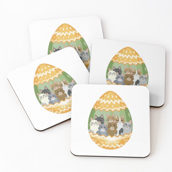 Item preview, Easter Egg with Cats designed and sold by Sn1ver.