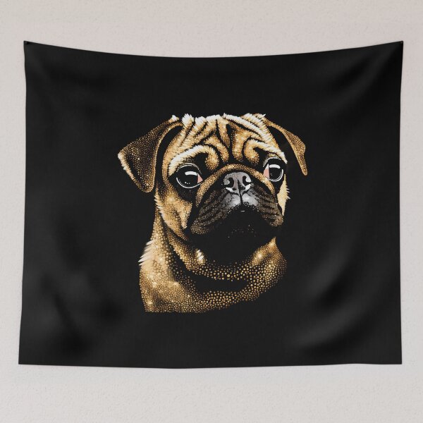 Item preview, Glittering Pug designed and sold by ghastlygraphix.