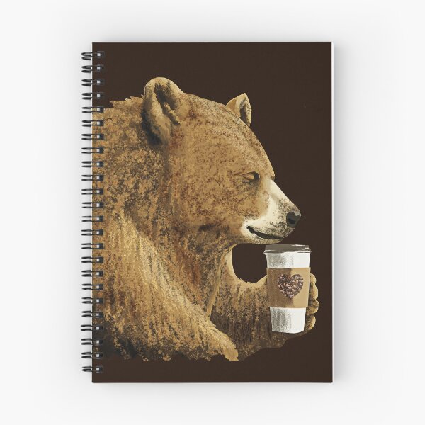 Item preview, BEAR DRINKING COFFEE - coffee lovers t shirt designed and sold by Danicus666.