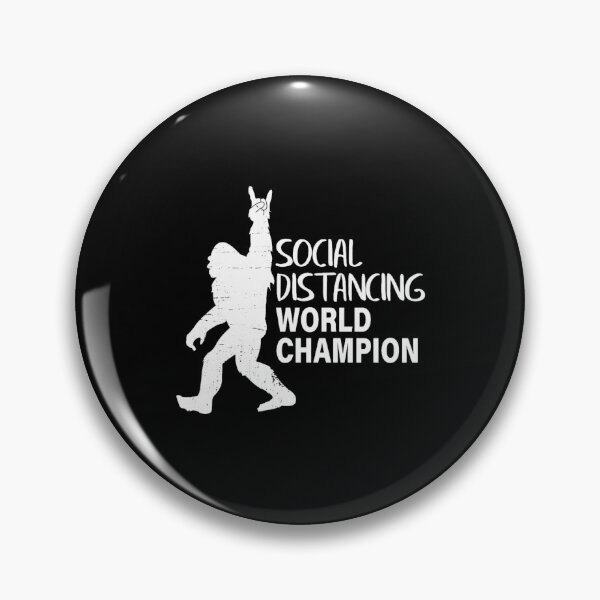 Item preview, Social Distancing World Champion Funny bigfoot 2020 designed and sold by Stacy-Nation.