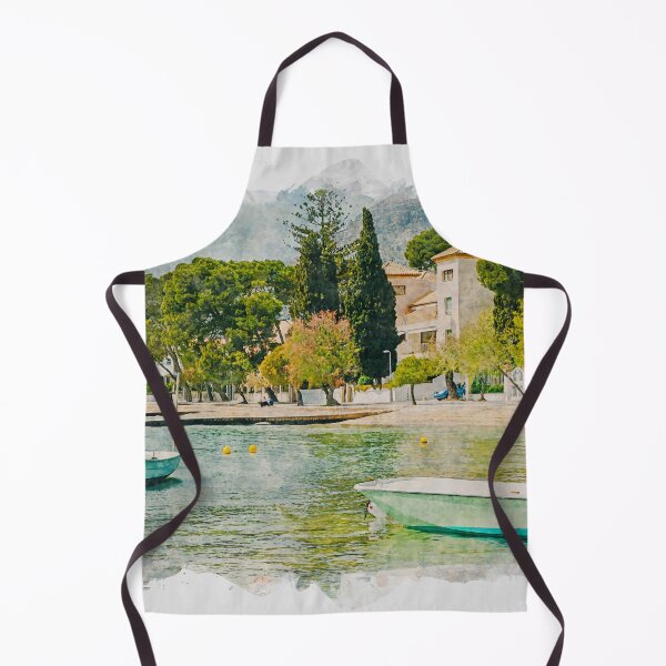 Item preview, Puerto Pollensa Mallorca Watercolour Effect designed and sold by GG WALL ART.