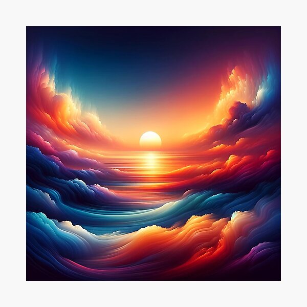 Item preview, Twilight Serenity: A Visual Ode to Summer Nights designed and sold by VirtuArtVisions.
