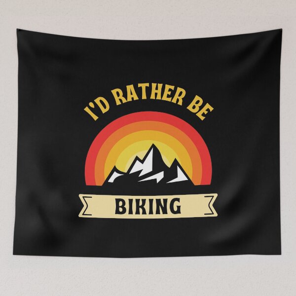 Item preview, I'd Rather Be Biking Cycling Humor designed and sold by DomTeesHaven.