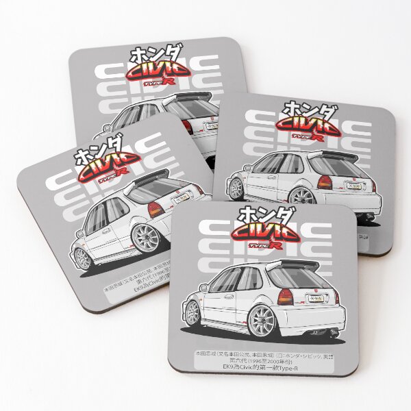 Item preview, Civic EK9 Cartoon designed and sold by itsTheBugz.