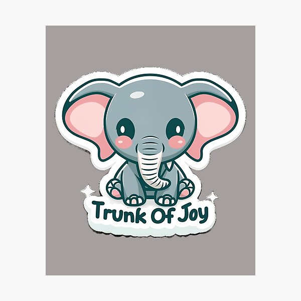 Item preview, Elephant Lover: Trunk of Joy designed and sold by OceanProtec.