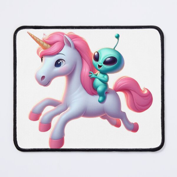 Item preview, Alien riding a Unicorn designed and sold by Naymar Hernandez.