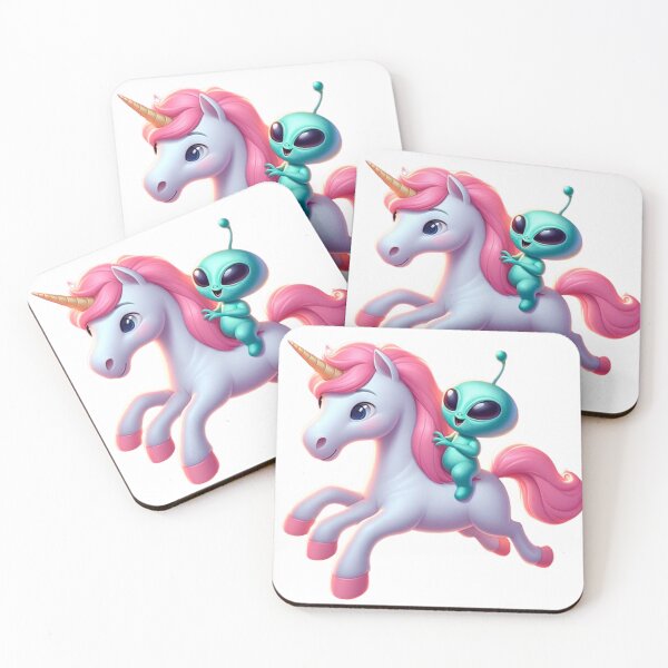 Item preview, Alien riding a Unicorn designed and sold by Naymar Hernandez.