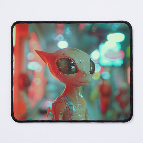 Item preview, Retro Aliens Art 3D designed and sold by nomiraclehere.