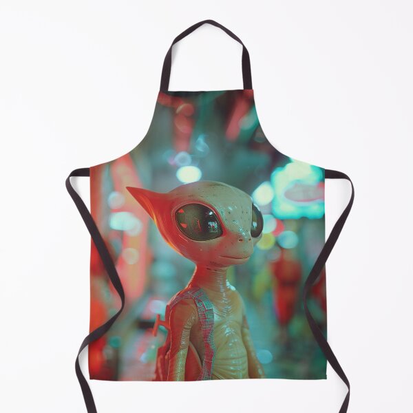 Item preview, Retro Aliens Art 3D designed and sold by nomiraclehere.
