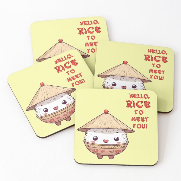 Item preview, Rice to meet you designed and sold by LynZorArts.