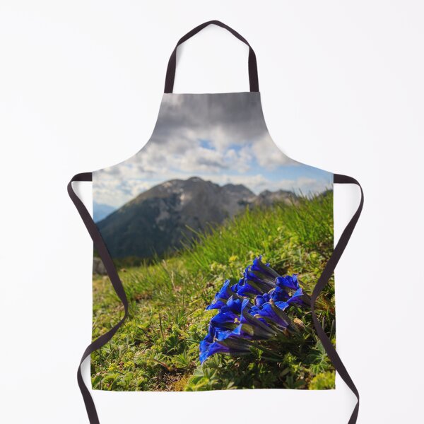 Item preview, Clusius' gentian flowers and mountains designed and sold by Patrik Lovrin.