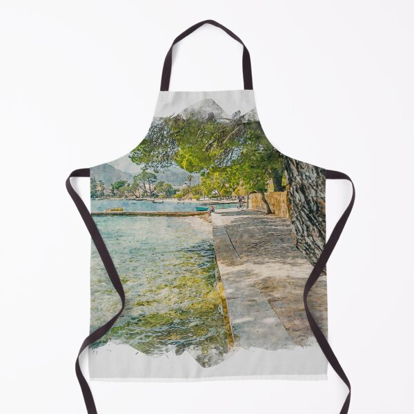Item preview, Puerto Pollensa Mallorca Watercolour Effect designed and sold by GG WALL ART.