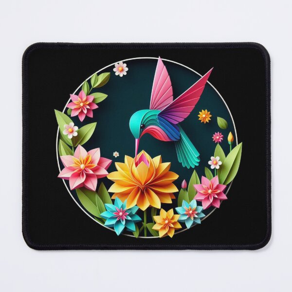 Item preview, Hummingbird netting on a flower designed and sold by Theudric.