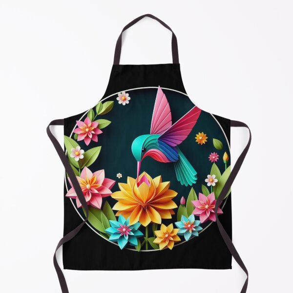 Item preview, Hummingbird netting on a flower designed and sold by Theudric.