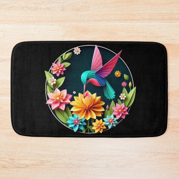 Item preview, Hummingbird netting on a flower designed and sold by Theudric.