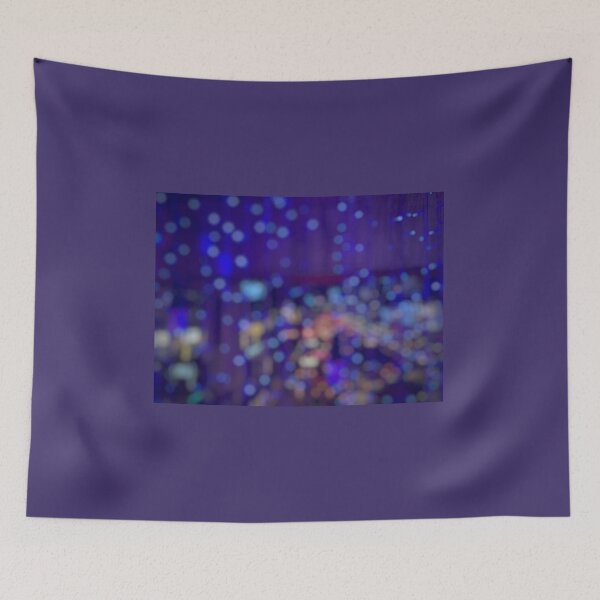 Item preview, Purple bokeh, universal bright star gradient rainy night  designed and sold by pipikijung.