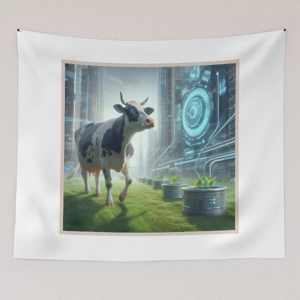 Item preview, Futuristic cow designed and sold by FrancelaSegura.